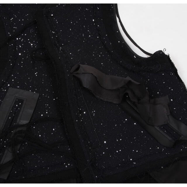 Midorikawa 21AW SEQUIN VEST [MID21FW-V02