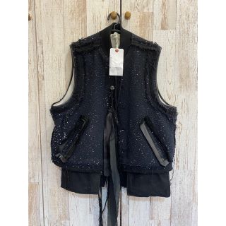 アンユーズド(UNUSED)のMidorikawa 21AW SEQUIN VEST [MID21FW-V02(ベスト)