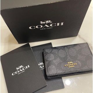 コーチ(COACH)のCOACH コーチ 新品未使用 カードケース 名刺入れ(名刺入れ/定期入れ)