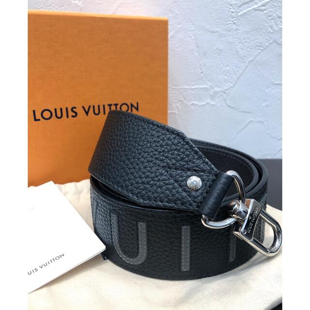 Aランク ルイ・ヴィトン ショルダーストラップ JO2392 ブラック メンズ レディース LOUIS VUITTON black