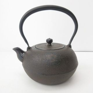 アザー(other)の南部鉄器 鉄瓶 急須型 湯釜 ヤカン 遠山(食器)