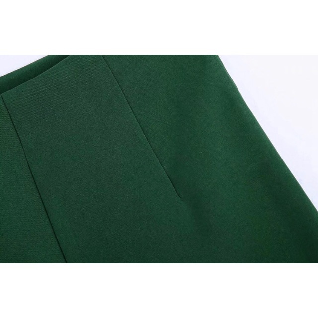 ZARA(ザラ)の🧥2月新作👠7447◆green グリーン ベーシック ロングパンツ レディースのパンツ(カジュアルパンツ)の商品写真