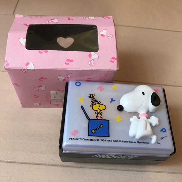 昭和レトロ SNOOPY オルゴール ♫ 箱付