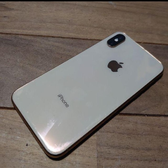 動作品SIMフリー液晶無傷iPhoneXs本体256GBゴールドauジャンク品 4