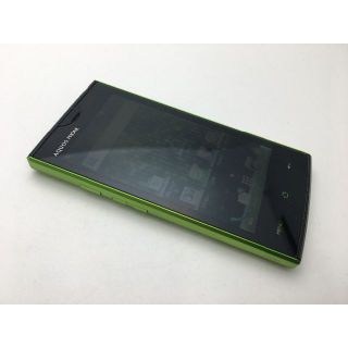 シャープ(SHARP)のsoftbank AQUOS PHONE 103SH グリーン◆美品◆344(スマートフォン本体)