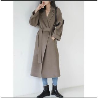 ザラ(ZARA)のリバーシブル　ウールコート　ウール100％　ロングウールダブルフェイスコー(ロングコート)