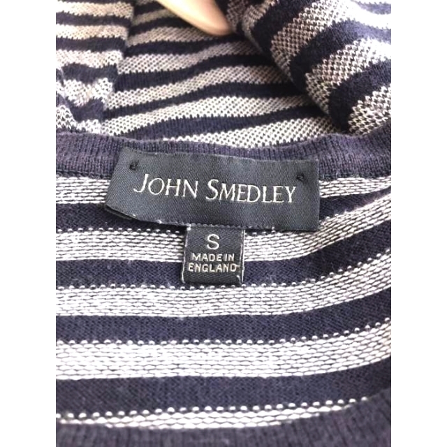 JOHN SMEDLEY(ジョンスメドレー)のJOHN SMEDLEY(ジョンスメドレー) コットンボーダーTEE レディース レディースのトップス(Tシャツ(半袖/袖なし))の商品写真