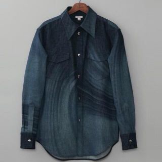 サンシー(SUNSEA)のMASU MARBLE DENIM SHIRTS(シャツ)