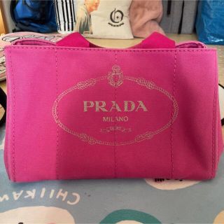 プラダ(PRADA)のPRADA プラダ カナパ ピンク(トートバッグ)