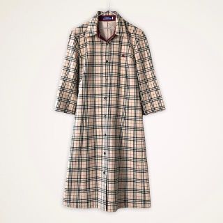 バーバリーブルーレーベル(BURBERRY BLUE LABEL)のバーバリーブルーレーベル ノバチェック シャツワンピース ロング(ロングワンピース/マキシワンピース)