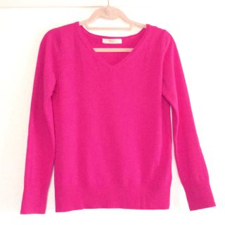 ビームス(BEAMS)の売約 冬 ウールニット♡フォシオンピンク♡BEAMS LIGHTS(ニット/セーター)