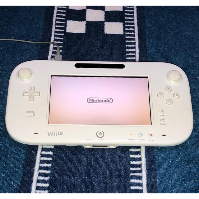 Wii U 任天堂 Wiiu ゲームパッド ホワイト本体のみの通販 By パラドックス S Shop ウィーユーならラクマ