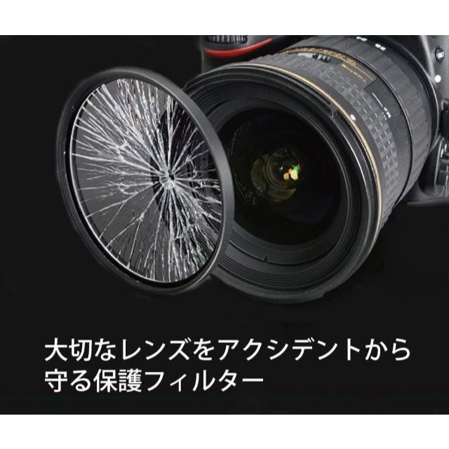 Kenko(ケンコー)の✨レンズ保護に✨kenko  レンズフィルター MCプロテクター 58mm✨ スマホ/家電/カメラのカメラ(デジタル一眼)の商品写真