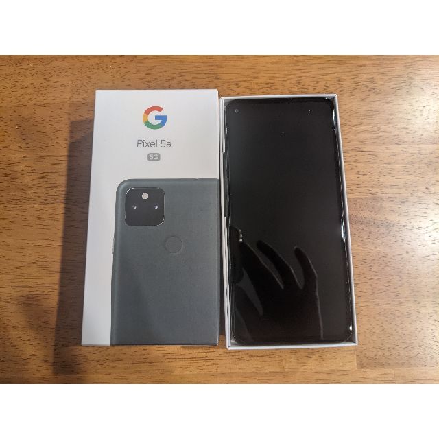 Google Pixel 5a (5G) （透明ケース付き）