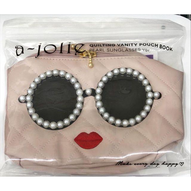 a-jolie(アジョリー)の新品 アジョリー キルティングバニティポーチ PEARL SUNGLASSES  レディースのファッション小物(ポーチ)の商品写真