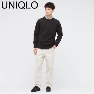 ユニクロ(UNIQLO)のYU様 専用　新品 ユニクロ ウォッシャブルストレッチミラノリブクルーネックセー(ニット/セーター)