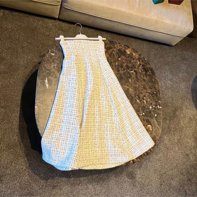 Her lip to(ハーリップトゥ)のmofufu様専用　naoho corset tweed flare skirt レディースのスカート(ロングスカート)の商品写真