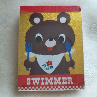 スイマー(SWIMMER)のswimmer　スイマー　くまさん　ミニメモ　MEMO PAD(ノート/メモ帳/ふせん)