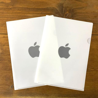 アップル(Apple)のApple クリアファイル　2枚(クリアファイル)