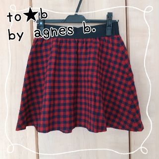 アニエスベー(agnes b.)のto★b by agnes b. チェックスカート Mサイズ(ミニスカート)