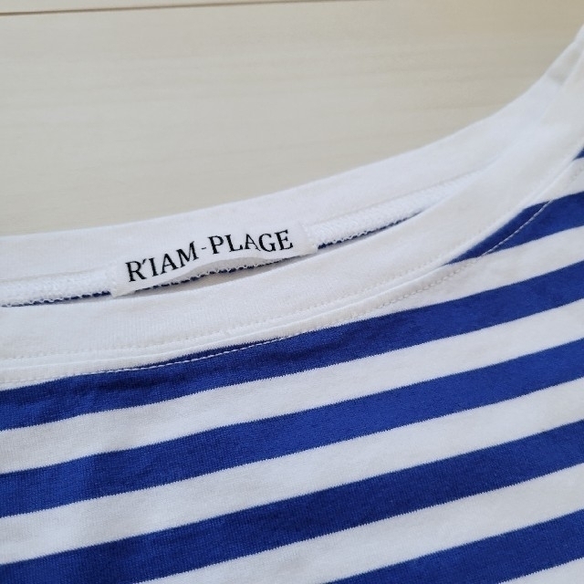 Plage(プラージュ)のなつき様専用出品 Plage カットソー R’IAM FEMININE ボーダー レディースのトップス(カットソー(長袖/七分))の商品写真