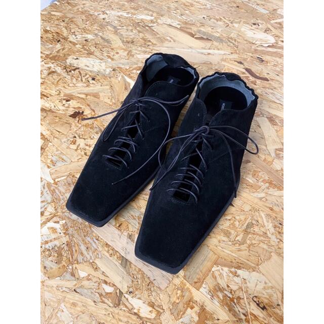 SYU.HOMME/FEMM Saddle mule shoes（BLACK） 1