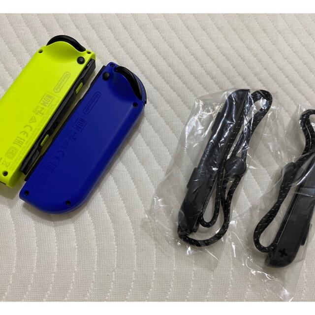 Nintendo Switch(ニンテンドースイッチ)のJoy-Con(L) ブルー/(R) ネオンイエロー エンタメ/ホビーのゲームソフト/ゲーム機本体(家庭用ゲーム機本体)の商品写真