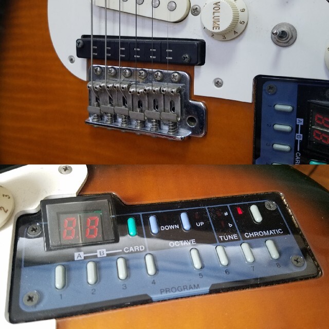 日本製 MIDI音源内蔵エレキギター CASIO PG-300 楽器のギター(エレキギター)の商品写真