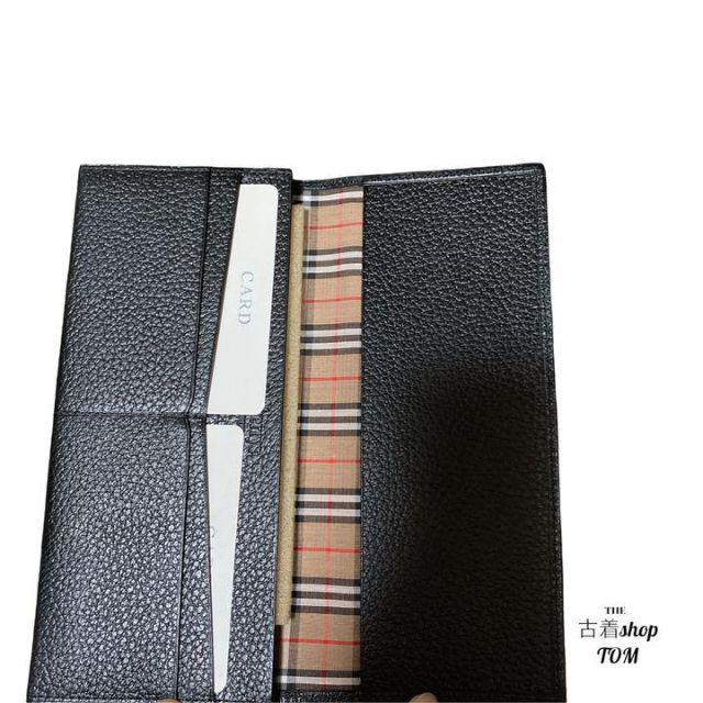 BURBERRY(バーバリー)の【新品未使用】Burberry　長財布 ブラック　ノバチェック メンズのファッション小物(長財布)の商品写真