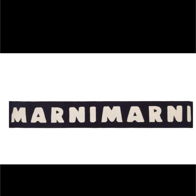 Marni - 【MARNI】タグ付きダブルフェイス ロゴウールマフラー☆の通販 by marron's shop｜マルニならラクマ