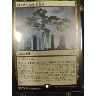 マジックザギャザリング(マジック：ザ・ギャザリング)のMTG 耐え抜くもの、母聖樹(シングルカード)