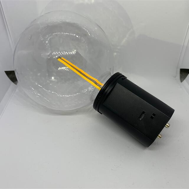 ポストジェネラル× MIKAN  LEDランプ BLACK スポーツ/アウトドアのアウトドア(ライト/ランタン)の商品写真