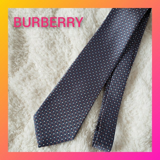 BURBERRY(バーバリー)のバーバリー♠ネクタイ ドット シルク100% 日本製 メンズのファッション小物(ネクタイ)の商品写真