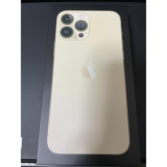 極美品 iPhone 13 ProMax ゴールド128G SIMフリー