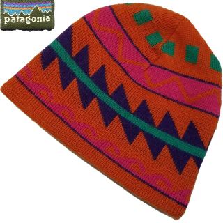 パタゴニア(patagonia)のItaly製 98's Patagonia WOOL Border Beanie(ニット帽/ビーニー)