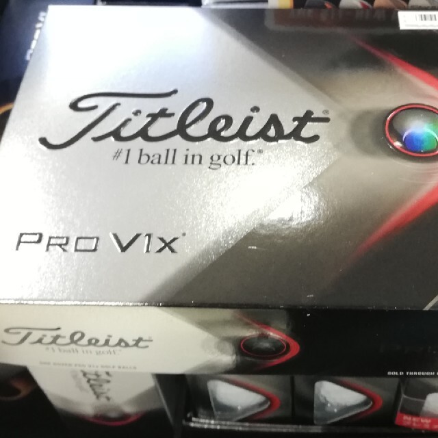 【新品未使用】タイトリスト Titleist  Pro V1X 12個 ゴルフ