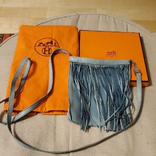 エルメス(Hermes)の絶対買い❗Max激安‼️HERMES　トゥドゥフリンジポシェット　(ブルージン)(ショルダーバッグ)