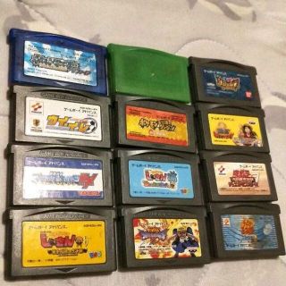 ゲームボーイアドバンス(ゲームボーイアドバンス)のGBA ゲームボーイアドバンス　ソフト１２本（ポケモン等）(携帯用ゲームソフト)