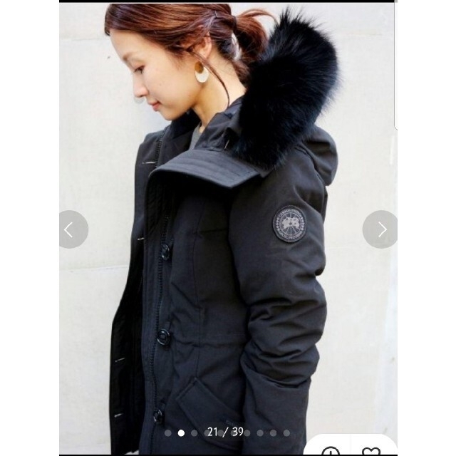 CANADA GOOSE(カナダグース)のカナダグース　IENA別注 ブラックレーベル レディースのジャケット/アウター(ダウンジャケット)の商品写真