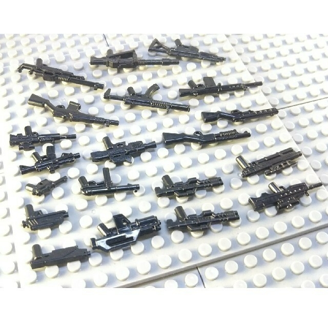 LEGO互換 レゴ武器 ホワイトデー 誕生日プレゼント ライフル銃 ＧＷ エンタメ/ホビーのフィギュア(ミリタリー)の商品写真