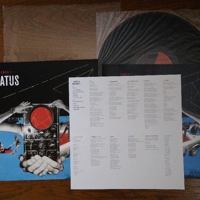 the HIATUS  ANOMALY アナログ盤（新品）ハイエイタスレコード