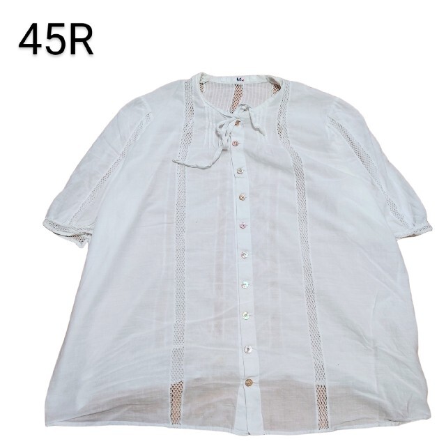 45R 抜染綿ガーゼのシャツ羽織り(3万程で購入)