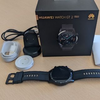 ファーウェイ(HUAWEI)のHUAWEI WATCH GT2 46MM SPORTS スマートウォッチ(腕時計(デジタル))