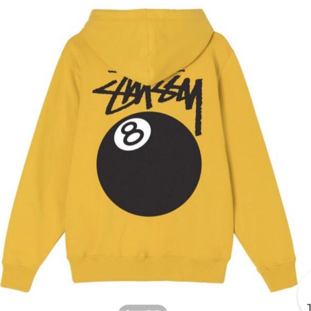 【入手困難】ステューシー STUSSY エイトボール ジップフーディー イエロー