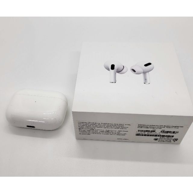 Apple(アップル)のAirpods Pro 正規品 MME73J/A ワイヤレスイヤホン スマホ/家電/カメラのオーディオ機器(ヘッドフォン/イヤフォン)の商品写真