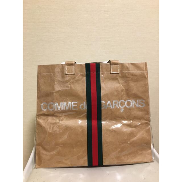 COMME des GARCONS(コムデギャルソン)のグッチ×コムデギャルソン  ビニール  ベージュ レディース トートバッグ レディースのバッグ(トートバッグ)の商品写真