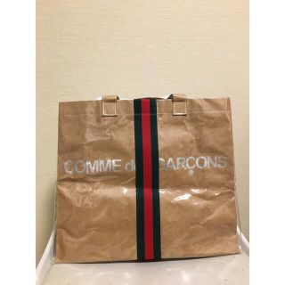 コムデギャルソン(COMME des GARCONS)のグッチ×コムデギャルソン  ビニール  ベージュ レディース トートバッグ(トートバッグ)