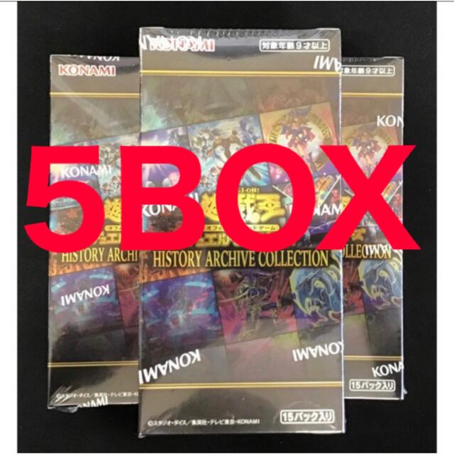 遊戯王 ヒストリーアーカイブコレクション５box