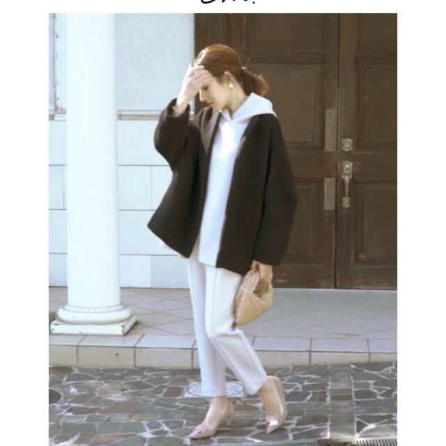 em.エムドット Cocoon Midi Coat ブラック