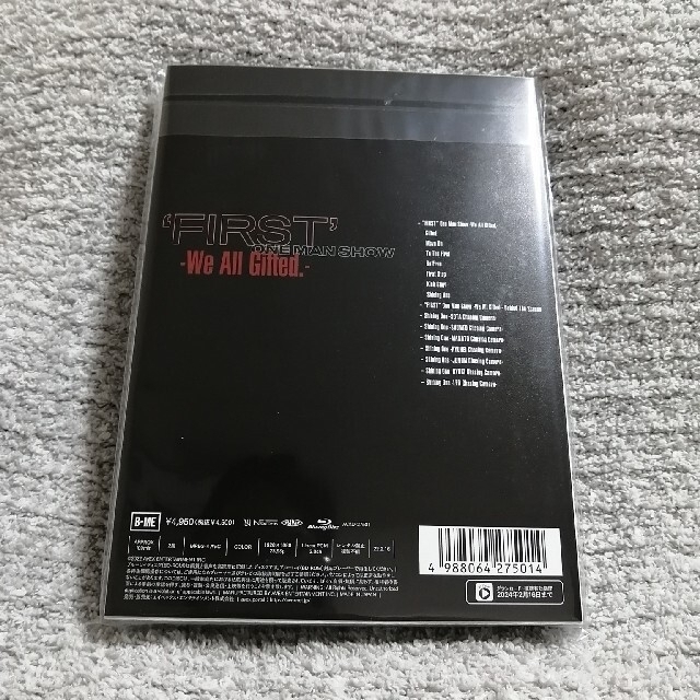 “FIRST” One Man Show - We All Gifted.- エンタメ/ホビーのDVD/ブルーレイ(ミュージック)の商品写真